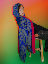 Load image into Gallery viewer, 'Lunar Loop' Hooded Scarf