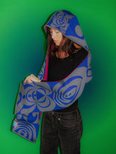 Load image into Gallery viewer, 'Lunar Loop' Hooded Scarf