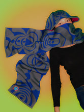 Load image into Gallery viewer, 'Lunar Loop' Hooded Scarf
