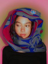 Load image into Gallery viewer, 'Lunar Loop' Hooded Scarf