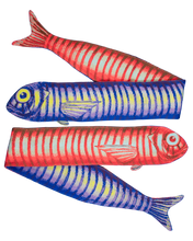 Load image into Gallery viewer, 'Fish" Scarf 2.0