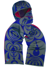 Load image into Gallery viewer, 'Lunar Loop' Hooded Scarf