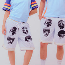 Load image into Gallery viewer, "Maniacs" Up-cycled Basketball shorts