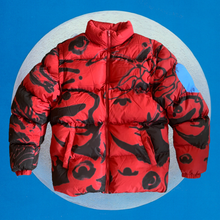 Load image into Gallery viewer, "SPACE PUFFER" Deep red