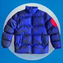 Load image into Gallery viewer, "SPACE PUFFER" Electric blue