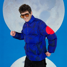 Load image into Gallery viewer, "SPACE PUFFER" Electric blue