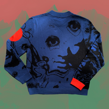 Load image into Gallery viewer, Alien Knit - Dark Side of the Moon Blue