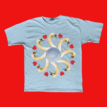 Load image into Gallery viewer, 'Swan Love' Sky Blue T