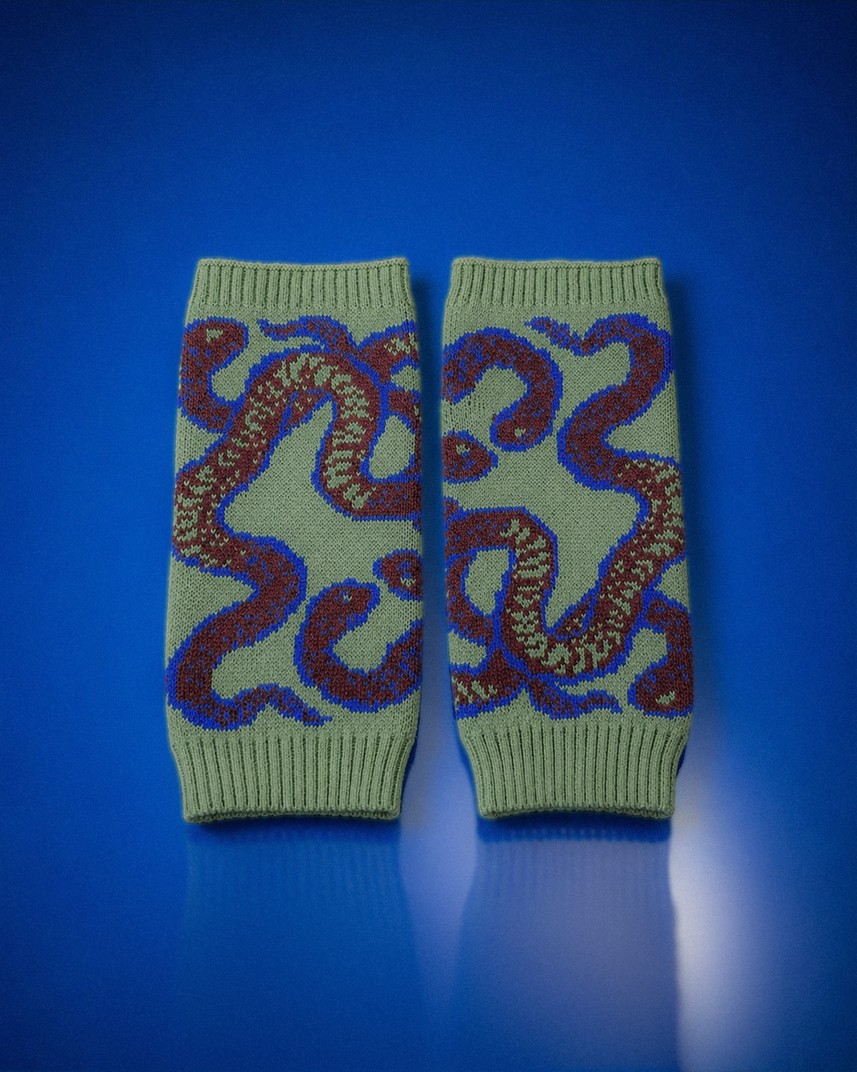 'Serpent' Fingerless Glove