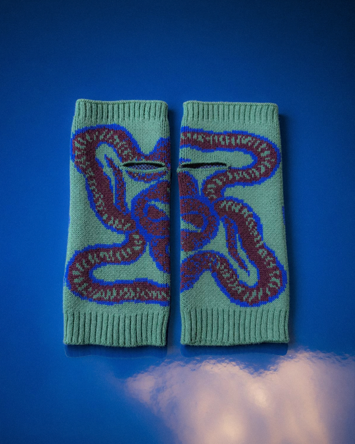 'Serpent' Fingerless Glove