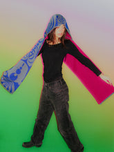 Load image into Gallery viewer, &#39;Lunar Loop&#39; Hooded Scarf
