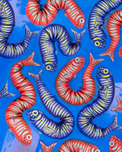 Load image into Gallery viewer, 'Fish" Scarf 2.0
