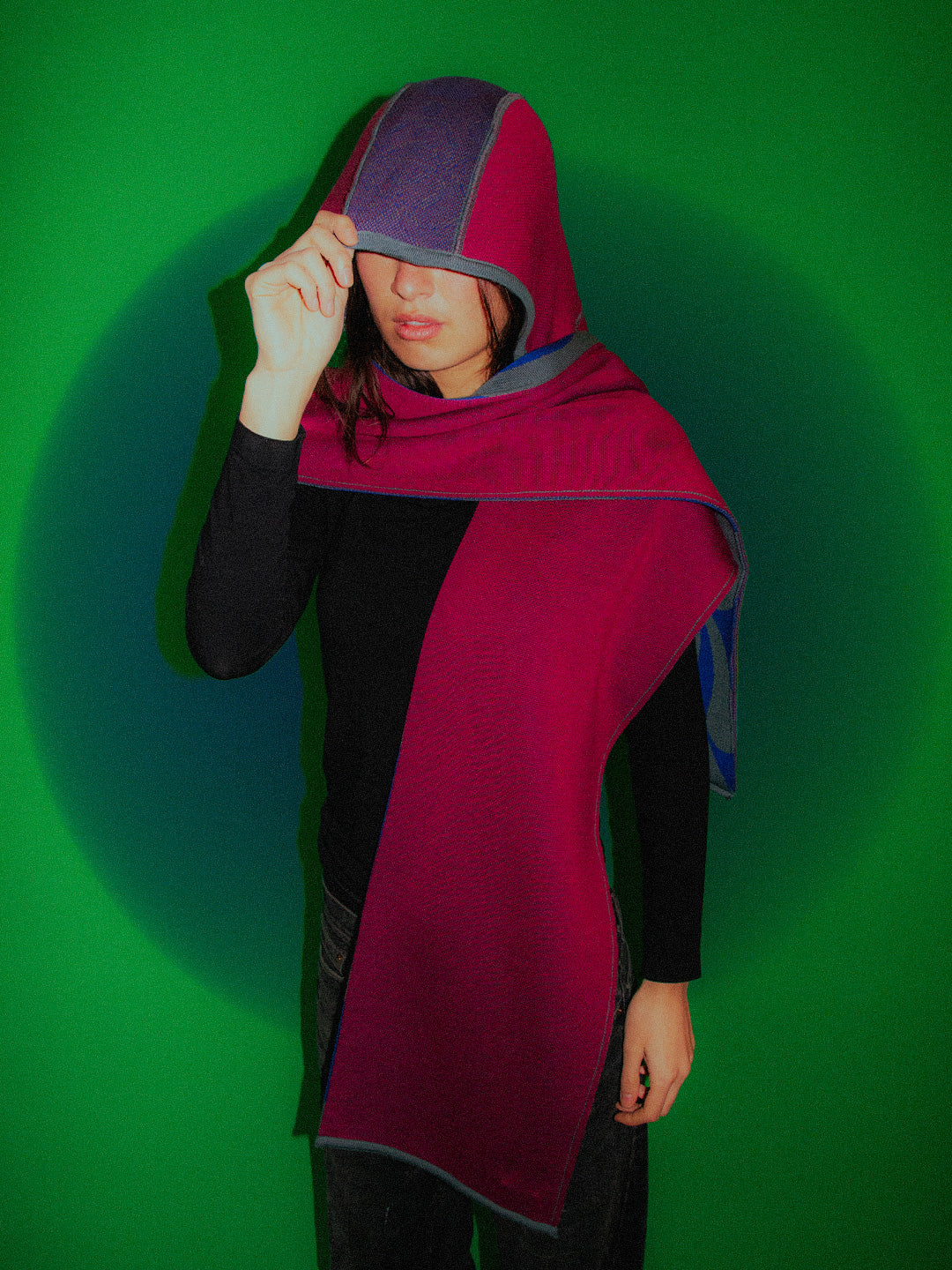 'Lunar Loop' Hooded Scarf