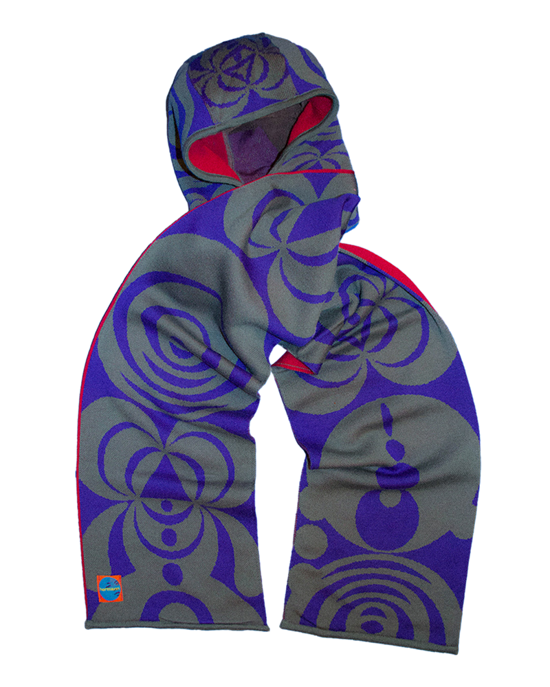 'Lunar Loop' Hooded Scarf