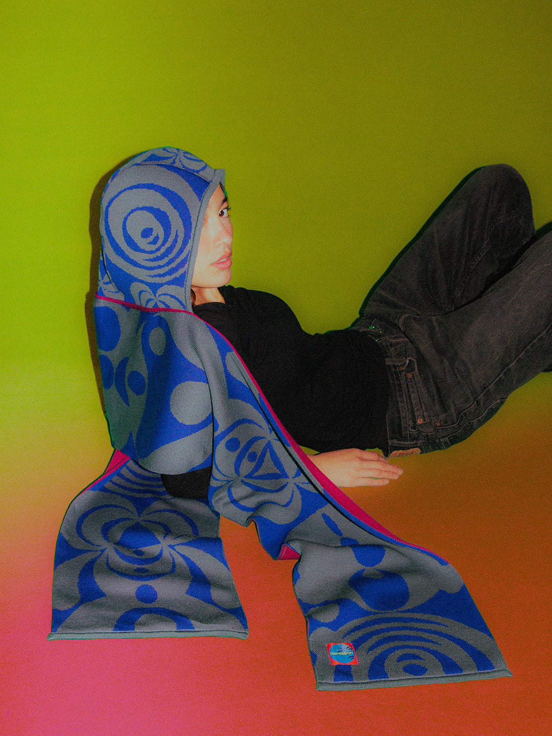 'Lunar Loop' Hooded Scarf