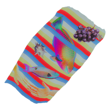 Load image into Gallery viewer, &quot;oceanic angst&quot; cotton printed beach towel
