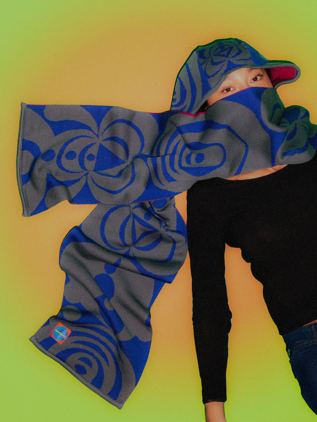 'Lunar Loop' Hooded Scarf