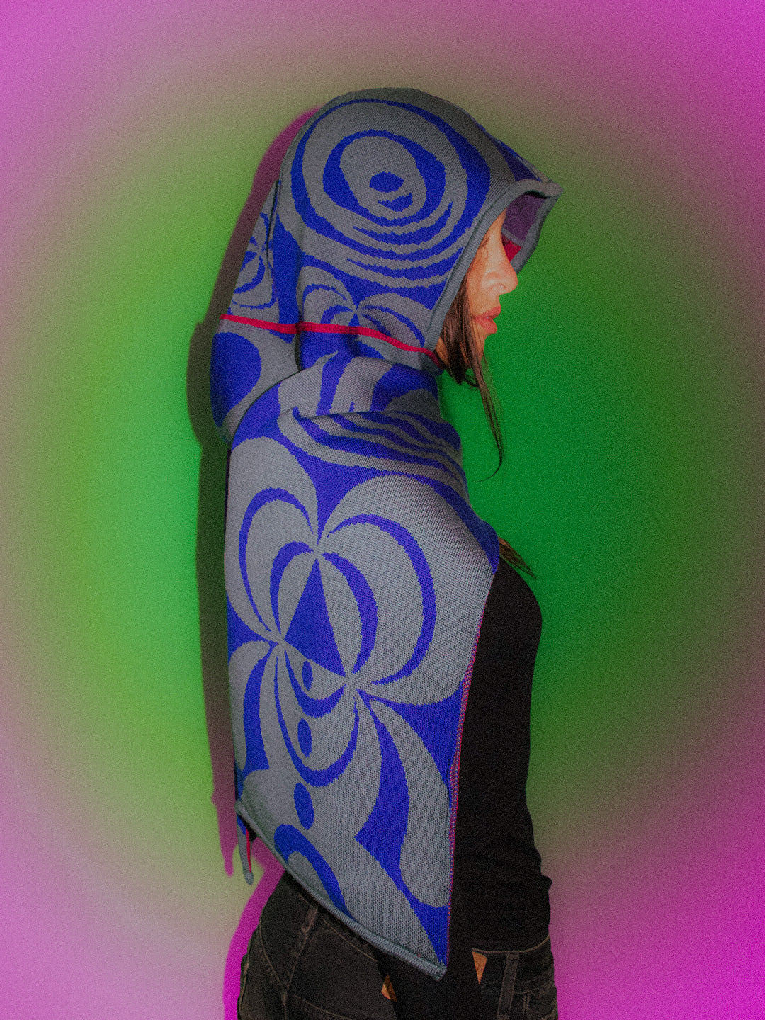 'Lunar Loop' Hooded Scarf