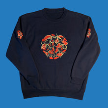 Load image into Gallery viewer, Strawberry &#39;Coral&#39; Embroidered Crewneck
