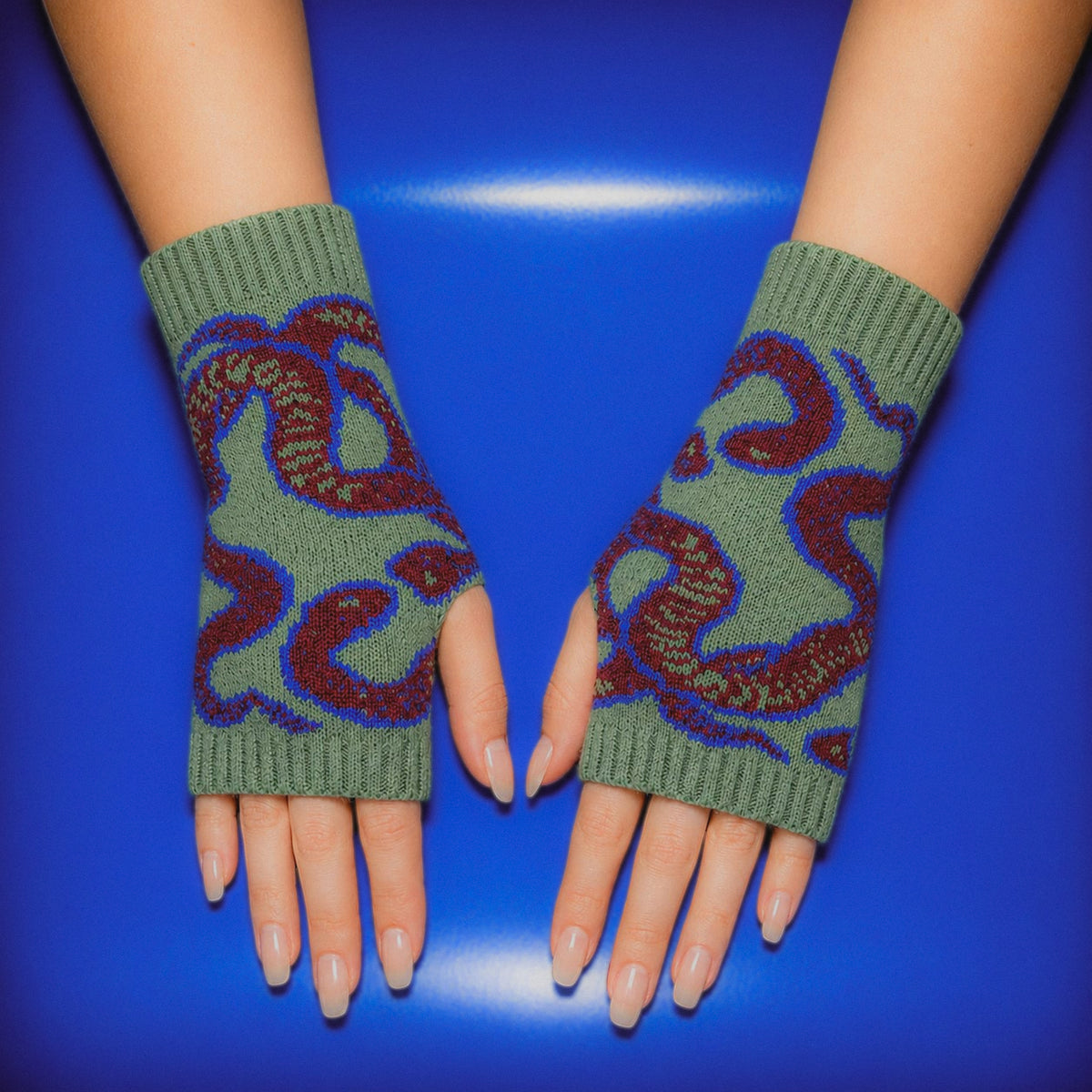 'Serpent' Fingerless Glove