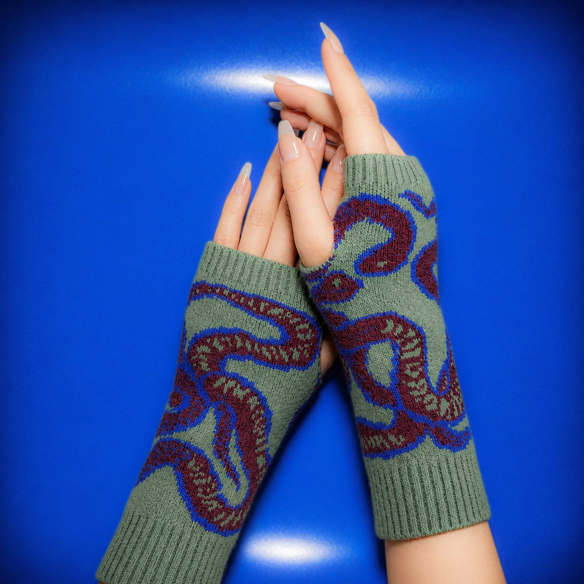 'Serpent' Fingerless Glove