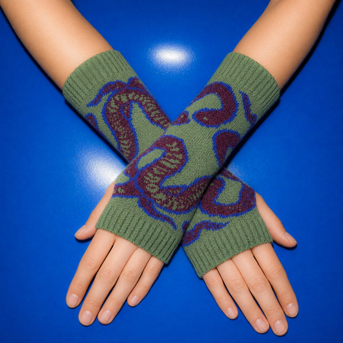 'Serpent' Fingerless Glove