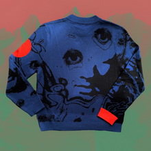 Load image into Gallery viewer, Alien Knit - Dark Side of the Moon Blue
