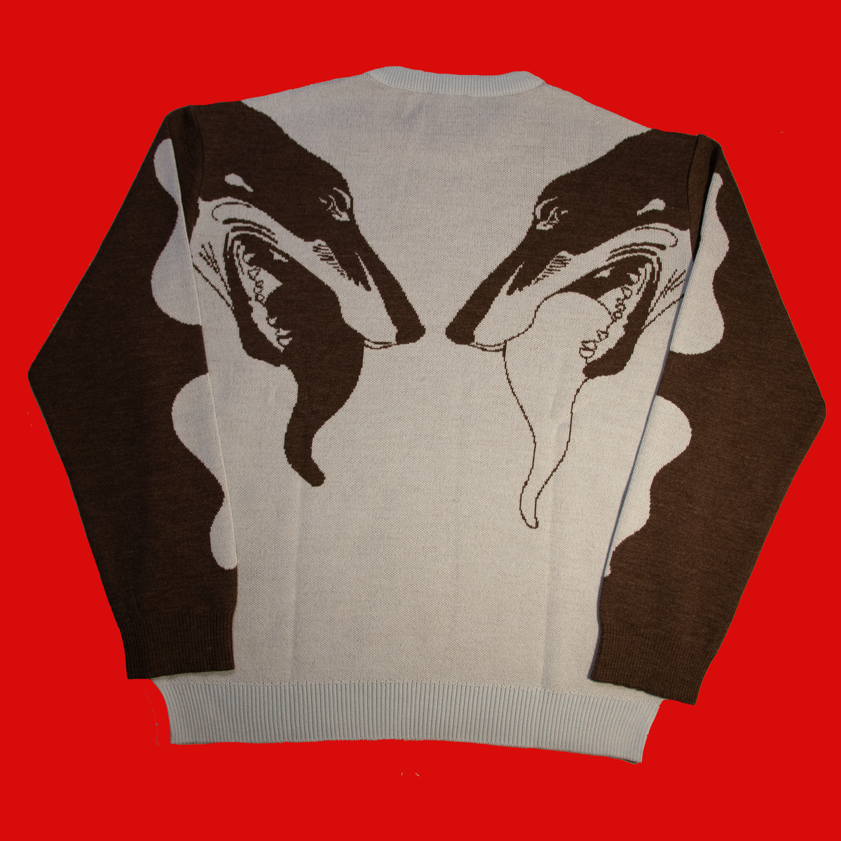 Sea-mist/Mocha 'hound knit
